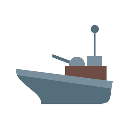 Vessel, oil, supply icon vector image. Can also be used for military. Suitable for use on web apps, mobile apps and print media.のイラスト素材