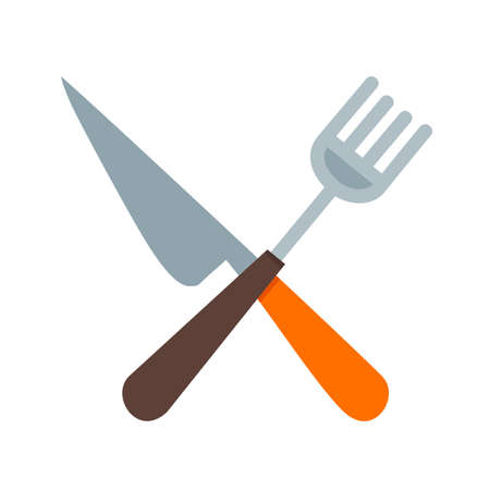 Fork, knife, spoon icon vector image. Can also be used for wedding. Suitable for use on web apps, mobile apps and print media.のイラスト素材