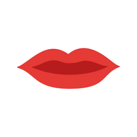 Lips, red, kiss icon vector image. Can also be used for wedding. Suitable for use on web apps, mobile apps and print media.のイラスト素材