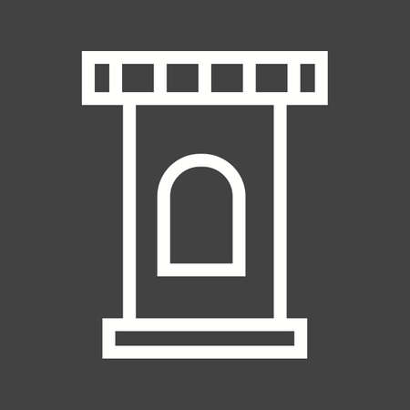 Castle, sand, munich icon vector image.のイラスト素材