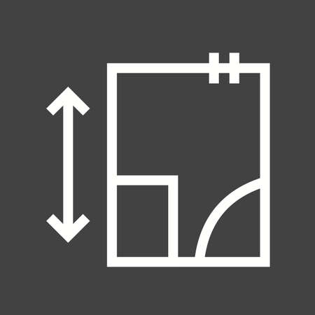 Architecture, drawing, blueprint icon vector image.Can also be used for housing. Suitable for mobile apps, web apps and print media.のイラスト素材