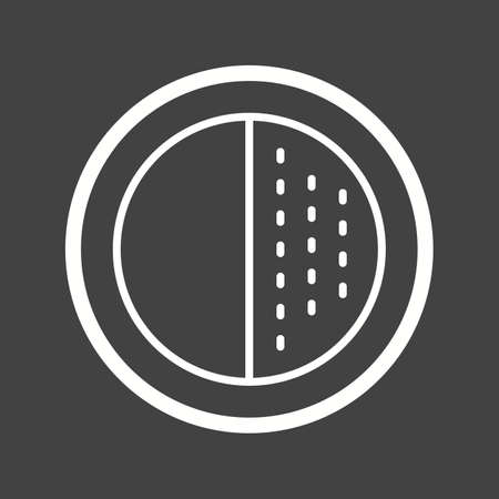 Makeup, foundation, shades icon vector image. Can also be used for makeup and accessories. Suitable for web apps, mobile apps and print media.のイラスト素材