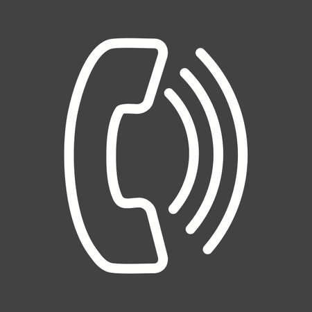 Phone, business, call icon vector image. Can also be used for IT and communication. Suitable for use on web apps, mobile apps and print media.のイラスト素材