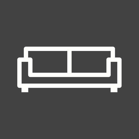 Chair, interior, seats icon vector image. Can also be used for hotel and restaurant. Suitable for use on web apps, mobile apps and print media.のイラスト素材