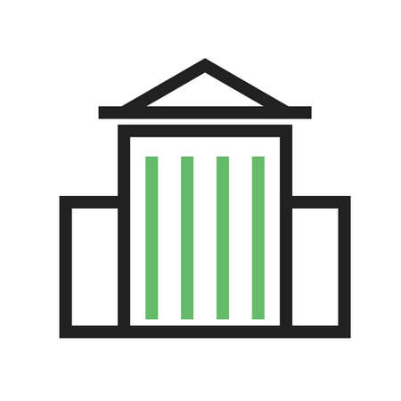 metropolitan icon vector image.のイラスト素材