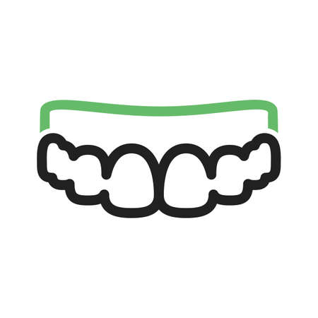 Teeth, smile, white icon vector image. の写真素材