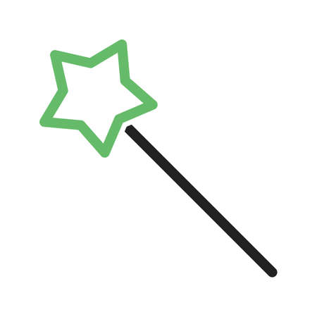 Magic, wand, magician icon vector image.のイラスト素材