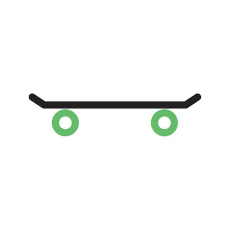 Skateboard, skateboarder, skating icon vector image. のイラスト素材