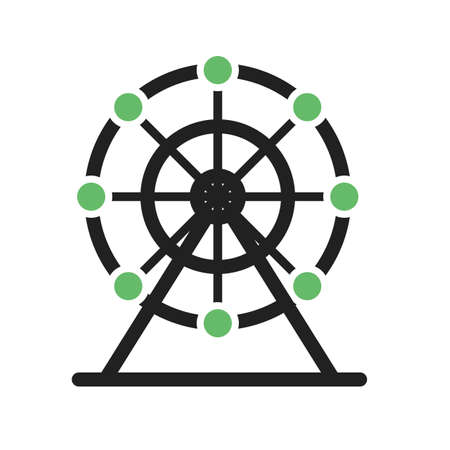 Fair, carnival, circus icon vector image.Can also be used for building and landmarks . Suitable for mobile apps, web apps and print media.のイラスト素材