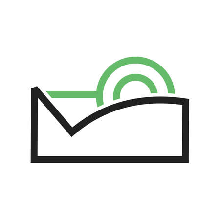 Tape, sticky, glue icon vector image. Can also be used for office. Suitable for web apps, mobile apps and print media.のイラスト素材