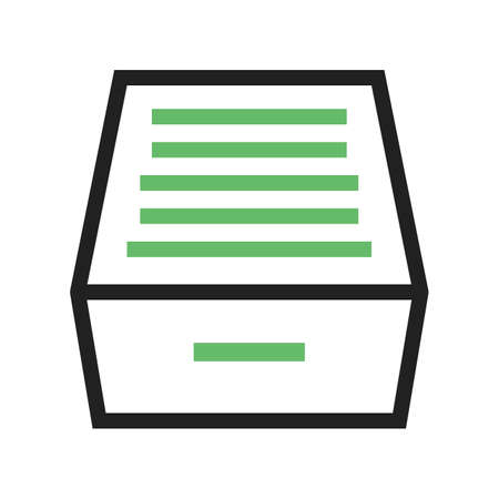 Files, drawer, office icon vector image.Can also be used for office. Suitable for mobile apps, web apps and print media.のイラスト素材