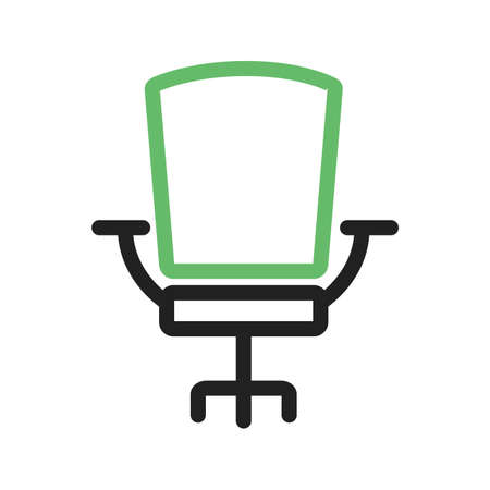 Chair, office, seat icon vector image.Can also be used for office. Suitable for mobile apps, web apps and print media.のイラスト素材