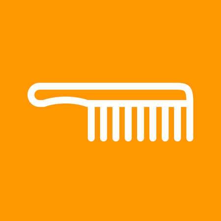 Comb, hair, wood icon vector image. Can also be used for objects. Suitable for web apps, mobile apps and print media.のイラスト素材