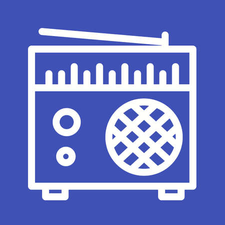 Radio, speaker, tuner icon vector image. Can also be used for objects. Suitable for web apps, mobile apps and print media.のイラスト素材