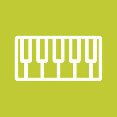 Piano, keys, music icon vector image. Can also be used for party. Suitable for web apps, mobile apps and print media.のイラスト素材