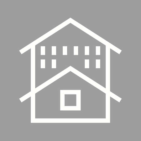 Home, room, house icon vector image.Can also be used for housing. Suitable for mobile apps, web apps and print media.のイラスト素材