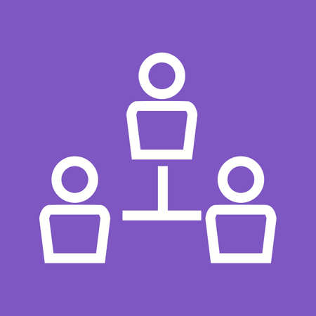 Team, business, connection icon vector image. Can also be used for business management. Suitable for web apps, mobile apps and print media.のイラスト素材