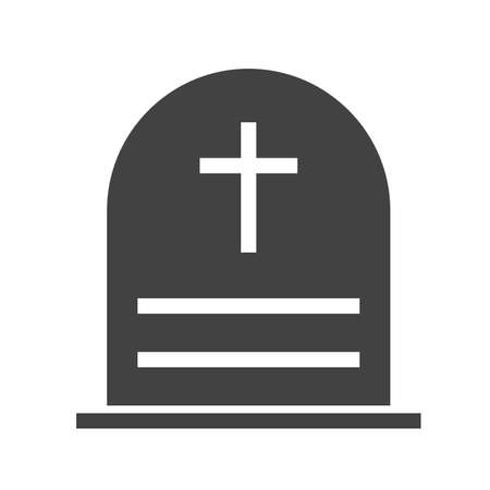 Cemetry, town, building icon vector image.Can also be used for building and landmarks . Suitable for mobile apps, web apps and print media.のイラスト素材