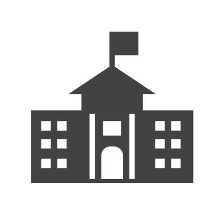 White, house, washington icon vector image.Can also be used for building and landmarks . Suitable for mobile apps, web apps and print media.のイラスト素材