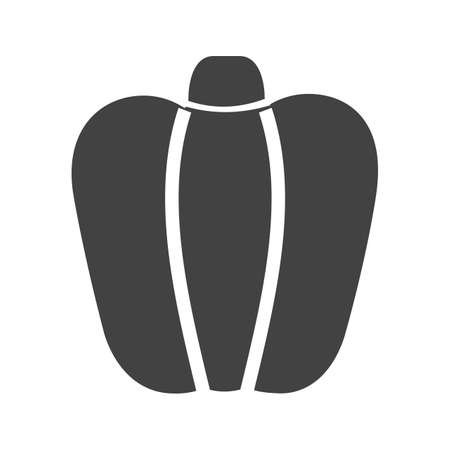 Capsicum, green, red icon vector image.Can also be used for food iconset. Suitable for mobile apps, web apps and print media.のイラスト素材
