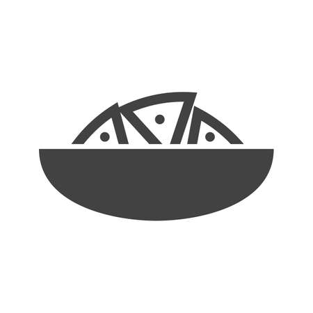 Nachos, chips, cheese icon vector image. Can also be used for food iconset. Suitable for use on web apps, mobile apps and print media.のイラスト素材