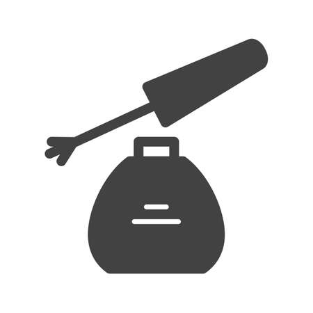 Manicure, nails, polish icon vector image.Can also be used for makeup and accessories. Suitable for web apps, mobile apps and print media.のイラスト素材