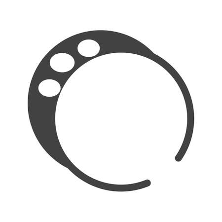Bracelet, rubber, wrist icon vector image. Can also be used for makeup and accessories. Suitable for use on mobile apps, web apps and print media.のイラスト素材