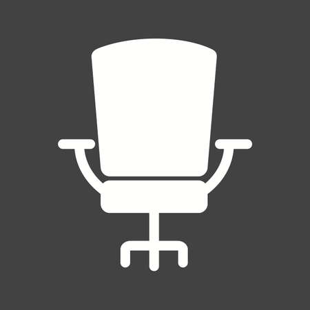 Chair, office, seat icon vector image.Can also be used for office. Suitable for mobile apps, web apps and print media.のイラスト素材