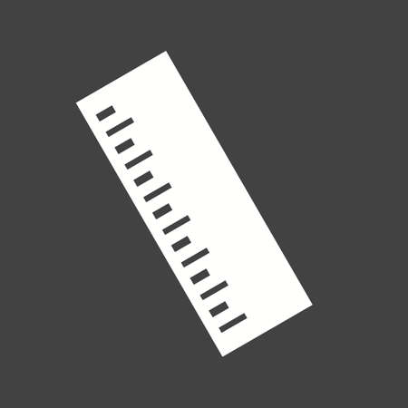 Ruler, number, office icon vector image.Can also be used for office. Suitable for mobile apps, web apps and print media.のイラスト素材