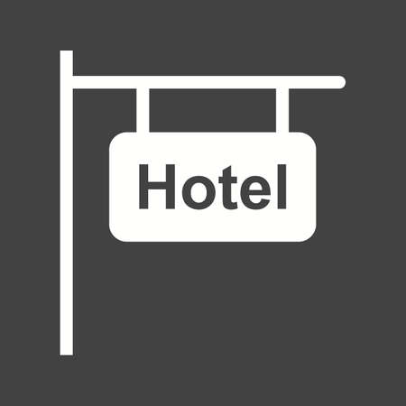Hotel, service, business icon vector image.Can also be used for housing. Suitable for mobile apps, web apps and print media.のイラスト素材