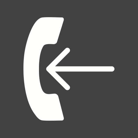 Call incoming, connection iconのイラスト素材