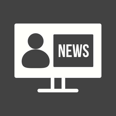 News, reporter, journalist iconのイラスト素材