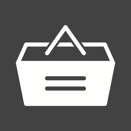 Basket, food, lunch icon vector image. Can also be used for hotel and restaurant. Suitable for use on web apps, mobile apps and print media.のイラスト素材