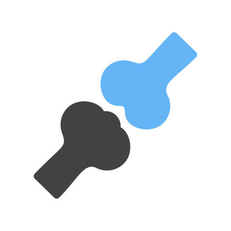 Medical, bone, knee icon vector image. Can also be used for healthcare and science. Suitable for use on web apps, mobile apps and print media.のイラスト素材