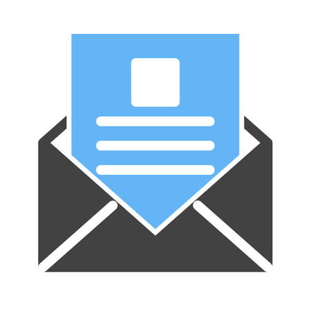 Reading, email, inbox icon vector image. Can also be used for IT and communication. Suitable for use on web apps, mobile apps and print media.のイラスト素材