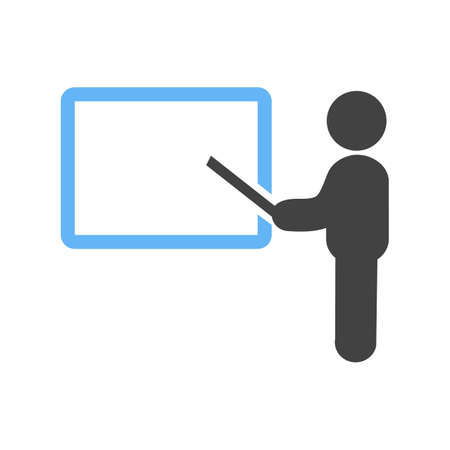 Presentation, business, conference icon vector image. Can also be used for business management. Suitable for use on web apps, mobile apps and print media.のイラスト素材