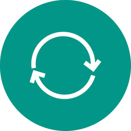 Arrow, undo, refresh icon vector image. Can also be used for arrows. Suitable for mobile apps, web apps and print media.のイラスト素材