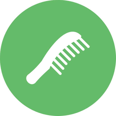 Comb, hair, fashion icon vector image. Can also be used for makeup and accessories. Suitable for web apps, mobile apps and print media.のイラスト素材