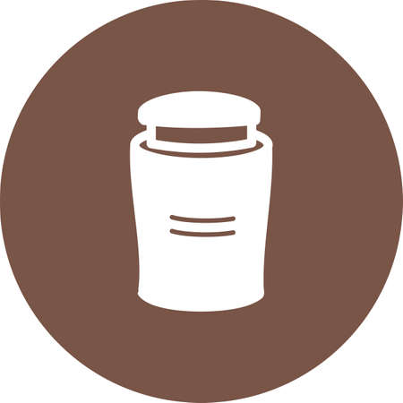 Cream, bottle, skin icon vector image. Can also be used for makeup and accessories. Suitable for web apps, mobile apps and print media.のイラスト素材