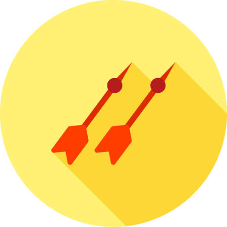 Dart, board, target icon vector image. Can also be used for fitness and sports. Suitable for web apps, mobile apps and print media.のイラスト素材