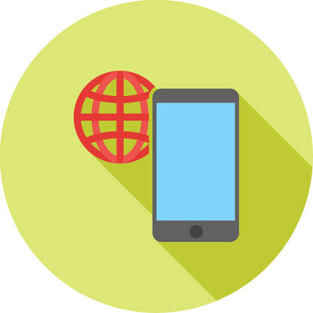 Communication, global, connection icon vector image. Can also be used for IT and communication. Suitable for use on web apps, mobile apps and print media.のイラスト素材
