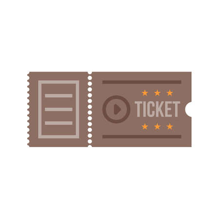 Movie, tickets, coupon icon vector image. Can also be used for objects. Suitable for use on web apps, mobile apps and print media.のイラスト素材
