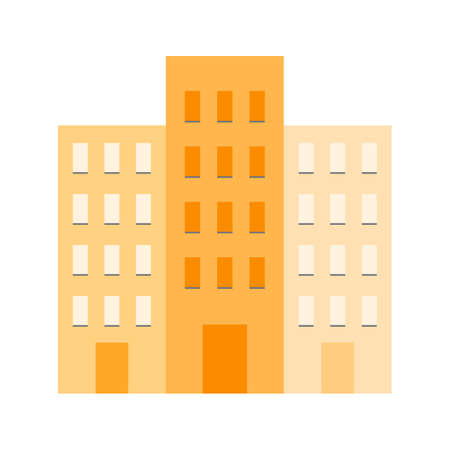 Commercial, plaza, business icon vector image.Can also be used for housing. Suitable for mobile apps, web apps and print media.のイラスト素材