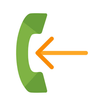 Call, incoming, connection icon vector image. Can also be used for IT and communication. Suitable for use on web apps, mobile apps and print media.のイラスト素材