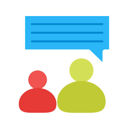 Talking, people, representative icon vector image. Can also be used for IT and communication. Suitable for web apps, mobile apps and print media.のイラスト素材