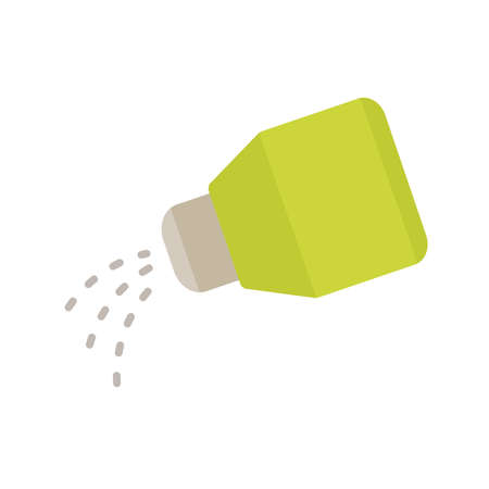 Salt, white, bottle icon vector image.Can also be used for hotel and restaurant. Suitable for mobile apps, web apps and print media.のイラスト素材