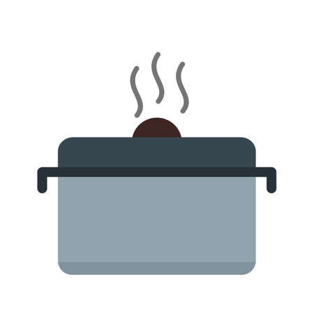 Cooking, food, hot icon vector image. Can also be used for hotel and restaurant. Suitable for web apps, mobile apps and print media.のイラスト素材