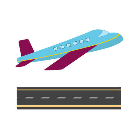 Aeroplane, plane, flight icon vectgor image. Can also be used for hotel and restaurant. Suitable for mobile apps, web apps and print media.のイラスト素材