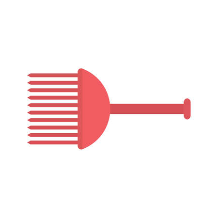 Hair, comb, brush icon vector image. Can also be used for barber's tools. Suitable for web apps, mobile apps and print media.のイラスト素材