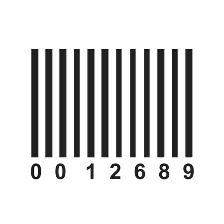 Barcode, scanner, label icon vector image. Can also be used for security. Suitable for use on web apps, mobile apps and print media.のイラスト素材